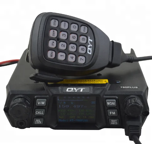 100% Original QYT Mobile radio KT-780PLUS VHF 136-174MHz 100W Walkie Talkie Car Mobile Radio