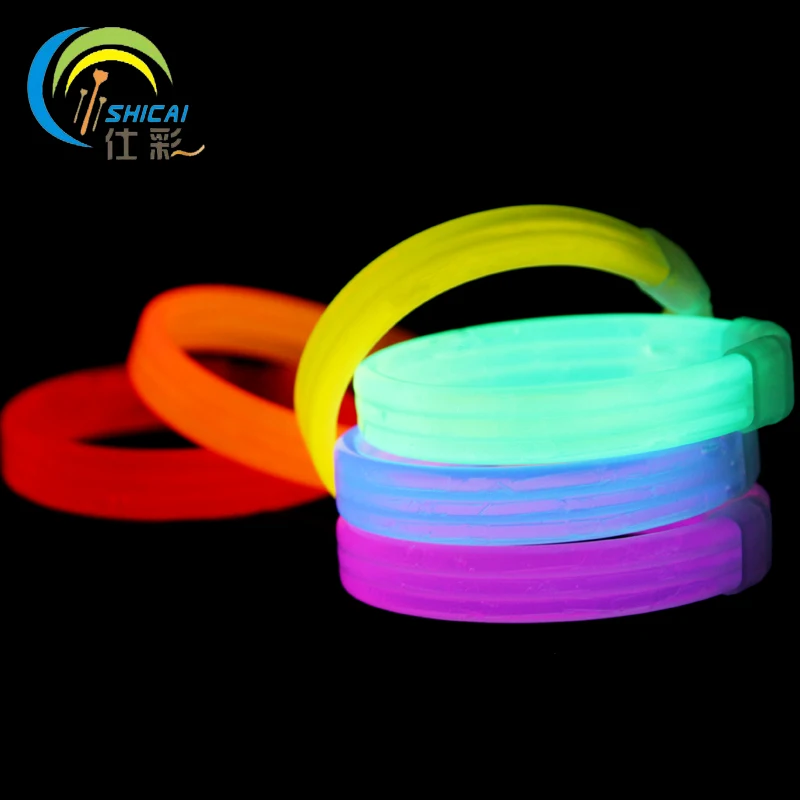 1 шт./бесплатная доставка цветной светодиодный браслет флуоресцентный реквизит