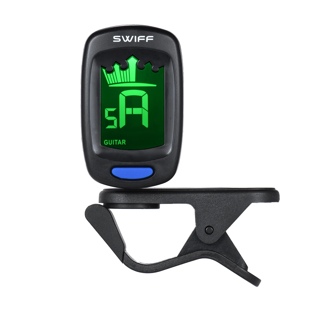Клип он автоматический для гитары тюнер Корона электронный цифровой ЖК дисплей