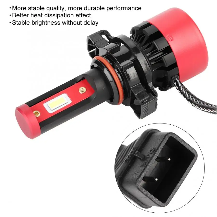 2pc H16 Car Headlight Auto Headlamp White Light Bulb L8H 52502 96W 9 V-36 V | Автомобили и мотоциклы