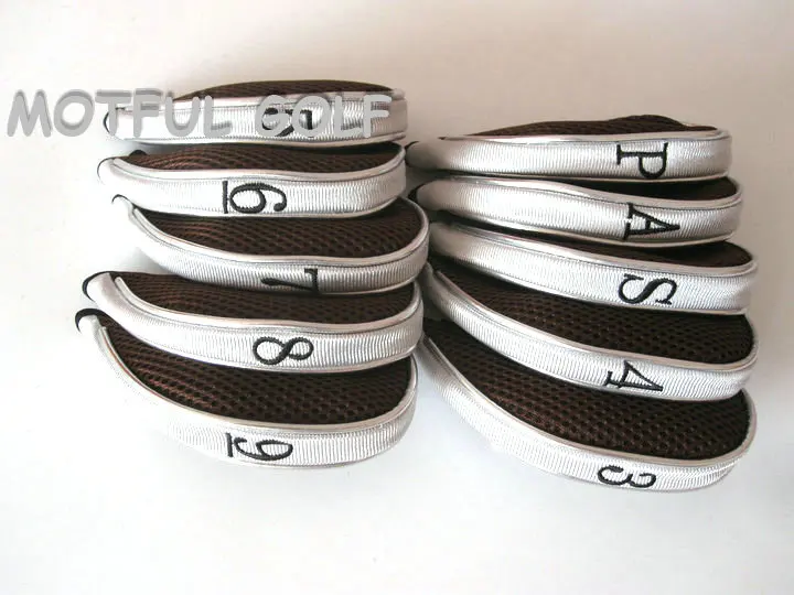 Железный головной убор на молнии для гольфа набор утюгов с застежкой-молнией