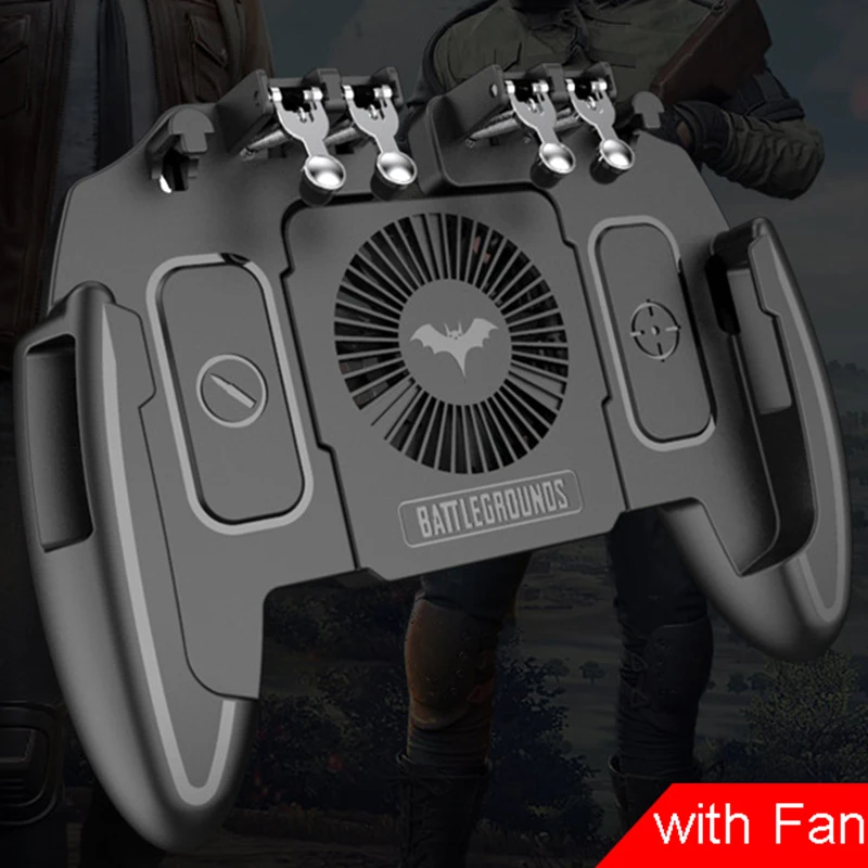 6-пальцевый геймпад для сотовых игр PUBG триггеры телефонов свободные вызова