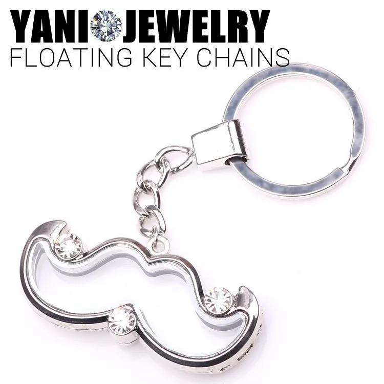 10 шт./лот Бесплатная доставка 30 мм круглые серебряные Простые брелоки медальон из