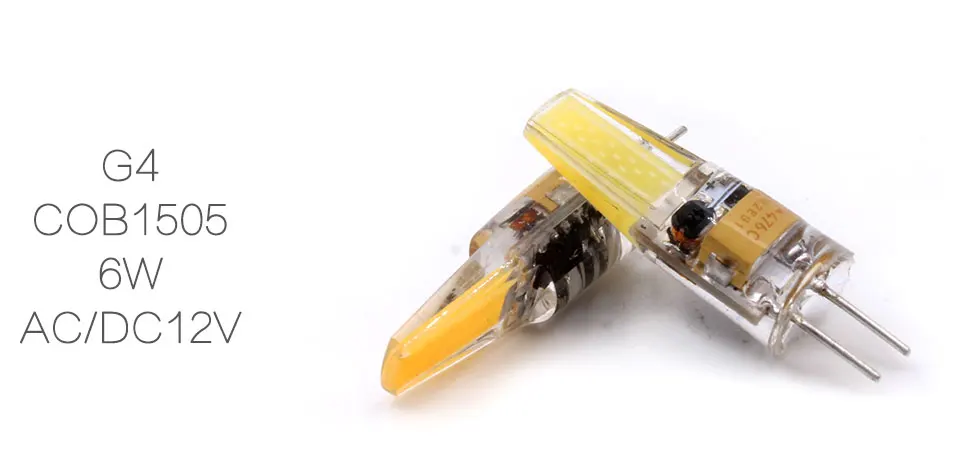 10 шт./лот G4 G9 E14 светодиодный светильник AC/DC 12 V AC220V, 6 Вт, 9 Вт, высокое качество светодиодный G4 COB светодиодный лампы, люстры лампы замена галогеновой лампы