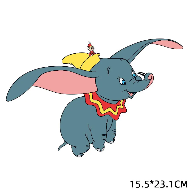 Термоклейкие Мультяшные нашивки Дамбо для детской одежды самодельная футболка