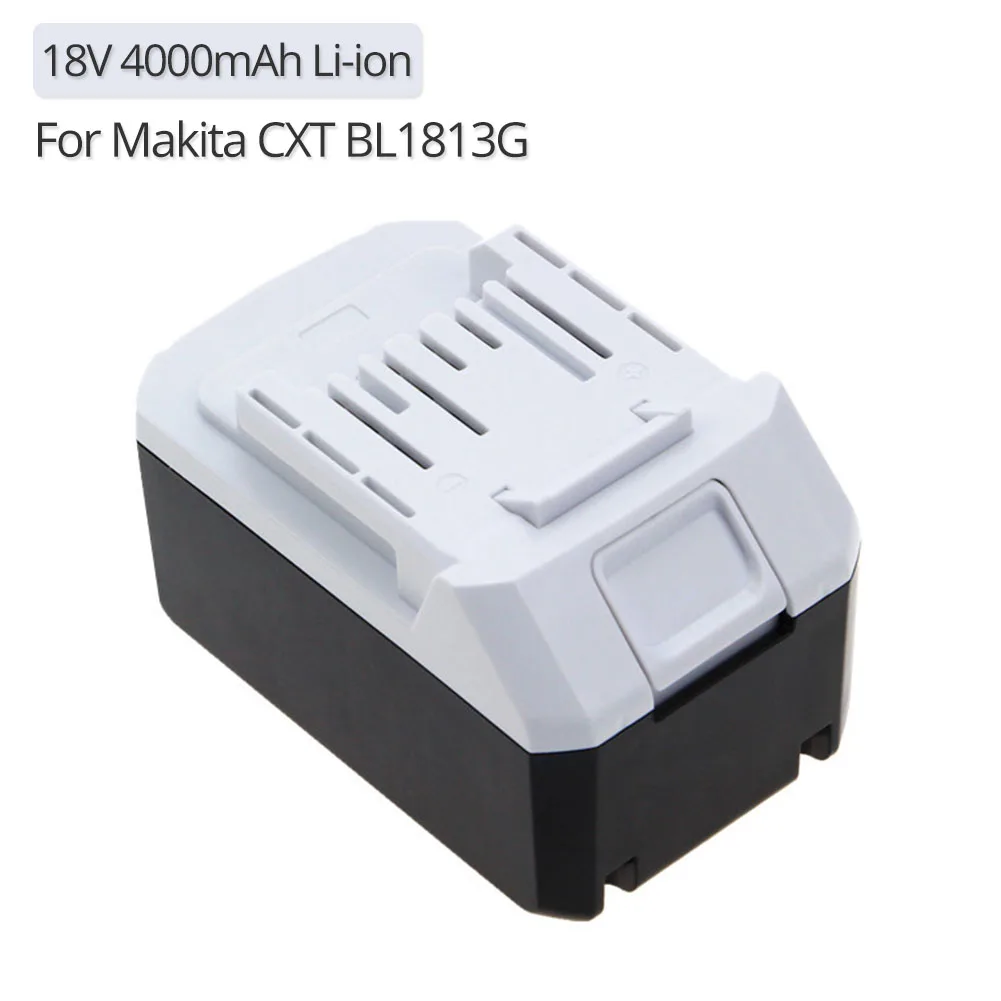 18 в 4000 мА/ч, литий-ионный Перезаряжаемые Батарея для Makita CXT BL1813G BL1815G BL1811G Замена Мощность батареи електричюеского инструмента