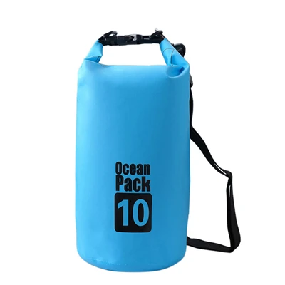 10L Сумка для плавания на лодках, водонепроницаемая, сухая, 2L/5L/10L/15L/20L/30L, для спорта на открытом воздухе, рафтинг, Каякинг, парусное каноэ, синий, ПВХ, sac etanche A20 - Цвет: 10L