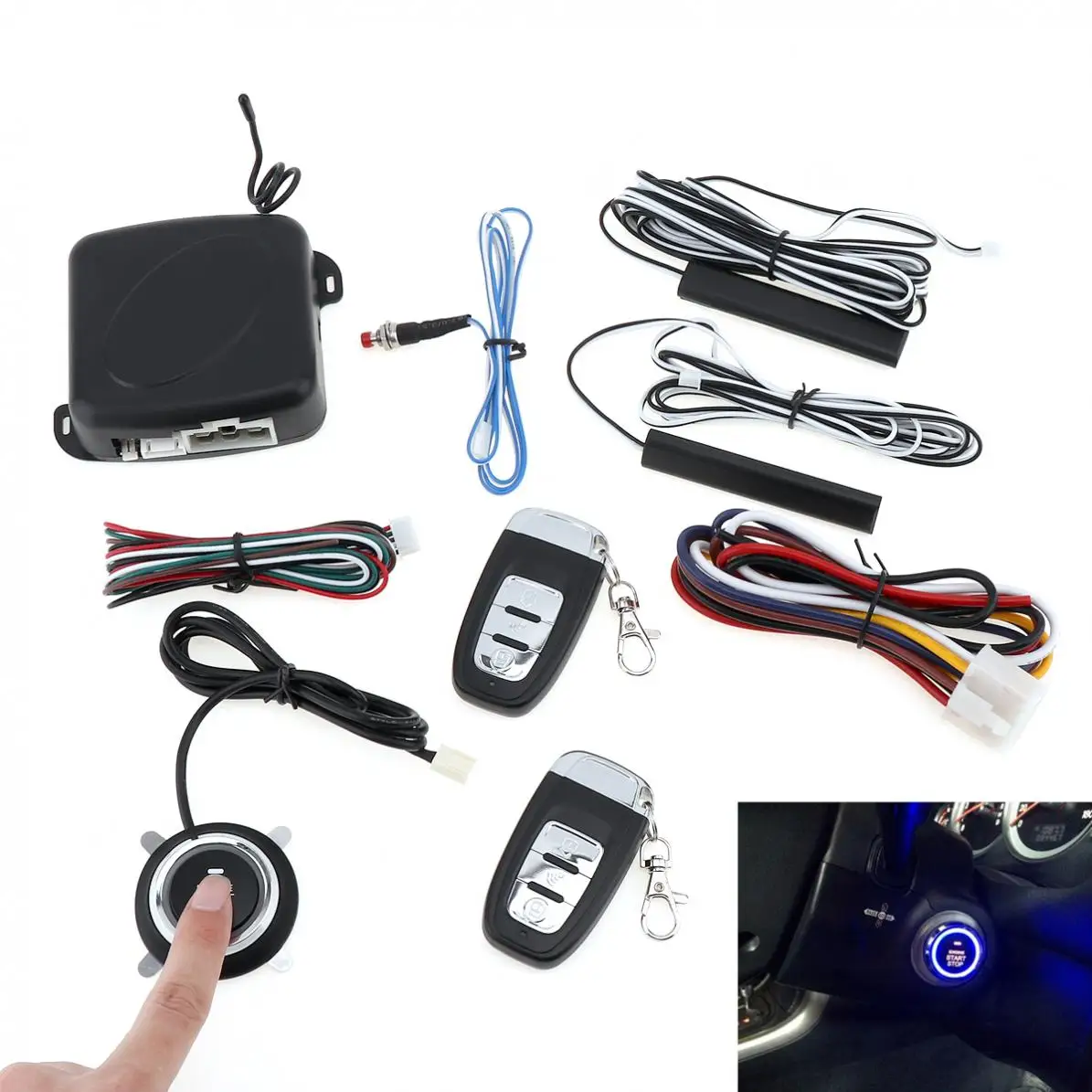 Умный Автомобильный аварийный двигатель Starline кнопка Start Stop RFID замок
