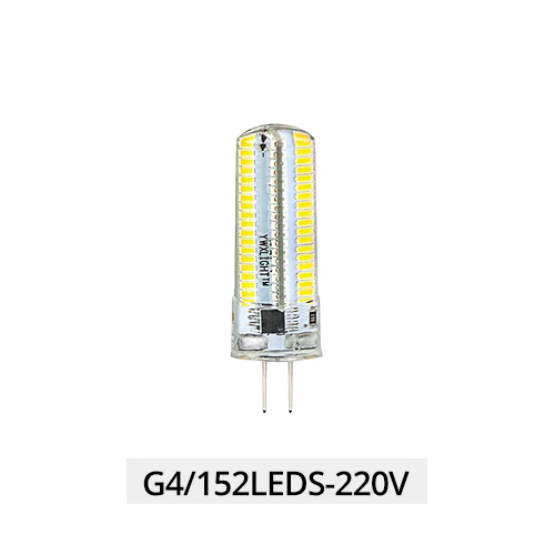 G4 152LED Foxanon LED G4 G9 E14 светильник светодиодный лампочка тусклая освещение SMD3014 AC 220 V лампы в форме свечи свет заменить Галогенные лампы прожектор люстра - Испускаемый цвет: G4 152LED