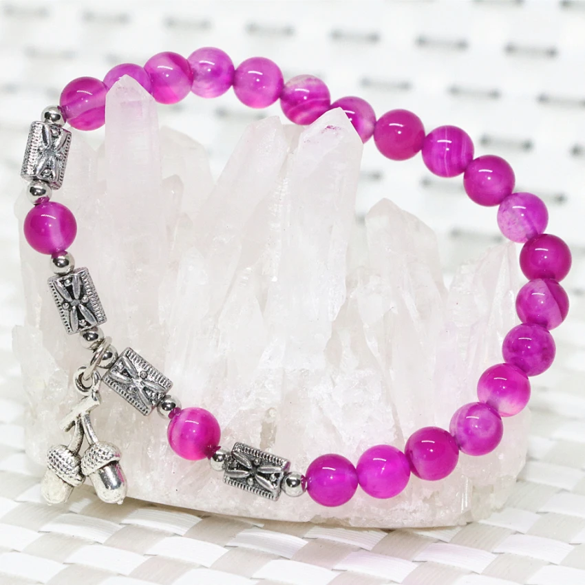 Factory Outlet в богемном стиле браслет натуральный камень агат сердолик оникс красная