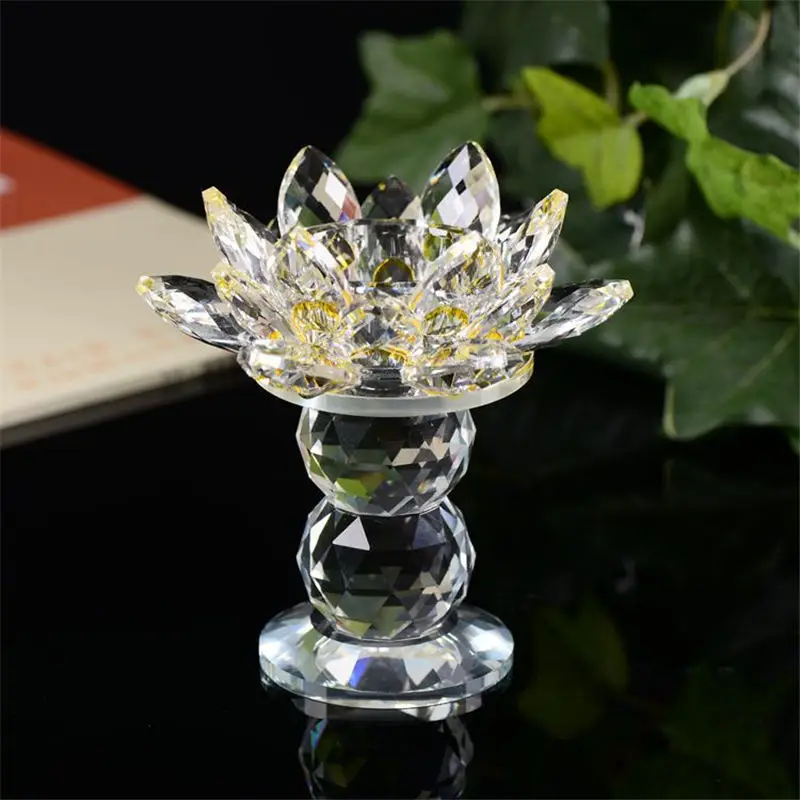 K9 Хрустальная свеча в виде лотоса свадебное украшение для дома Большой