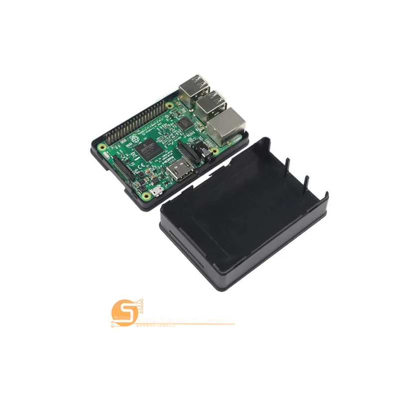 Абсолютно для Raspberry Pi 3 чехол ABS Чехол черный защитный чехол Корпус коробка для Raspberry Pi 3 Model B