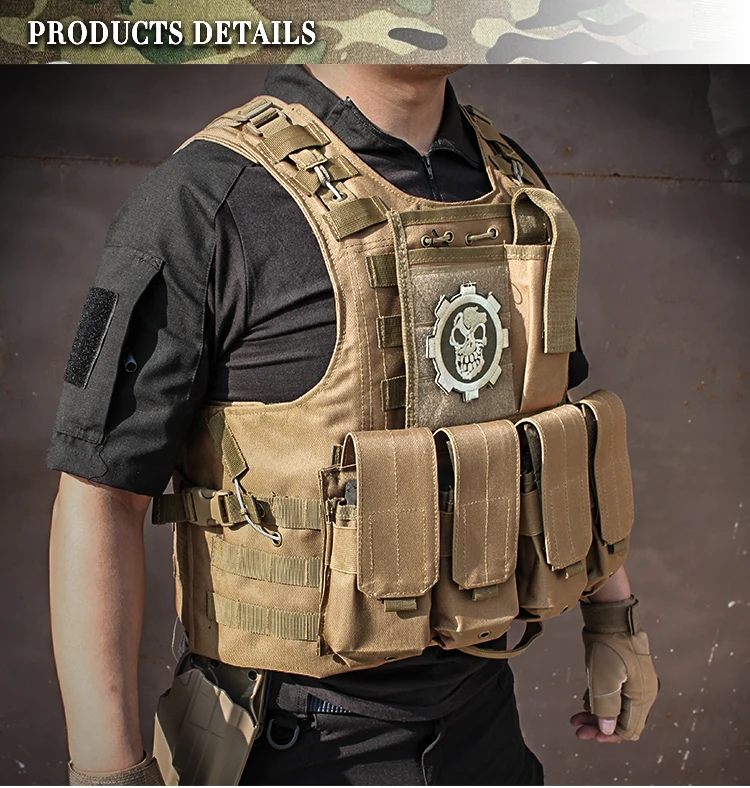 CS WarGame страйкбол 8 цветов Чехол Molle Боевая штурмовая пластина Перевозчик тактический жилет верхняя одежда военная охотничья жилетка