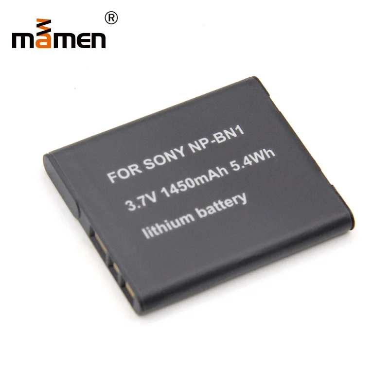 Батарея для камеры Mamen BN1 1450 мАч Sony DSC TX7 W390 W380 W370 W350 W330 W310 TX5 T110 TX100 W570 литиевая