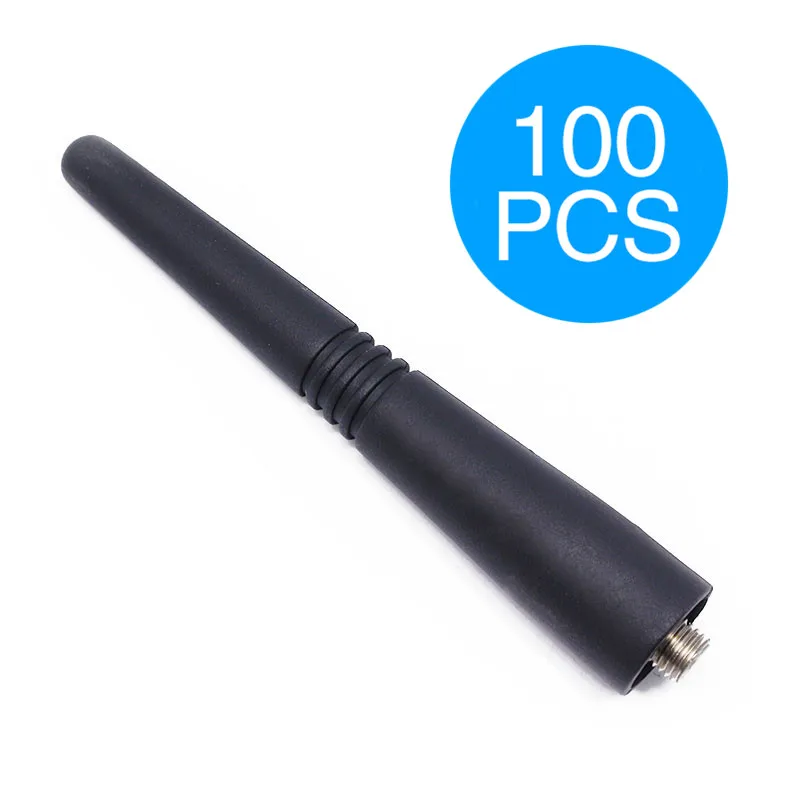 Короткая антенна для Motorola GP328 GP340 GP338 GP344 GP380 GP680 двухсторонняя рация 100 шт. UHF 400 470