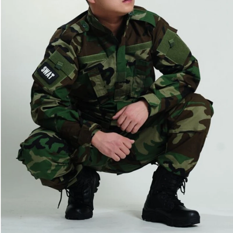 Новая армейская военная форма BDU камуфляжные тактические рубашки и штаны CS