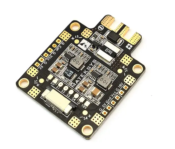 Распределительная плата Matek FCHUB-6S Hub PDB 5V &amp 12V BEC Встроенный датчик тока 184A для