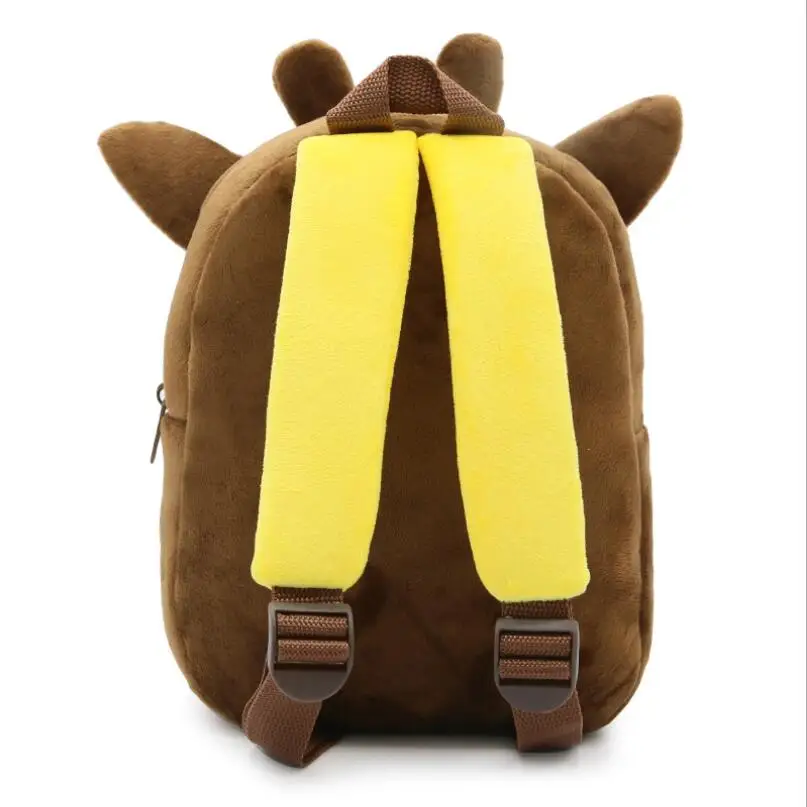 

Lovely Animal Giraffe Plush Backpack Early Education Schoolbag Plush Toy Gift Send to Children