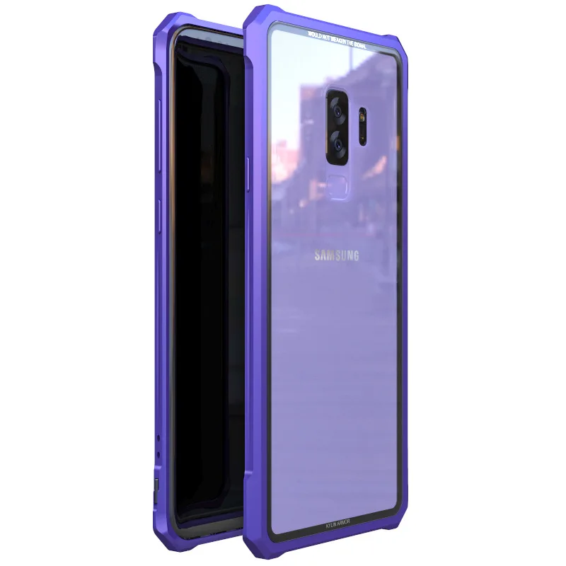 High-end ultra-thin metal frame Tempered glass mirror shell For Samsung galaxy S9 PLUS case cover |