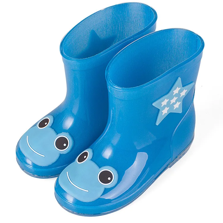 Детские непромокаемые сапоги дети звезда Водонепроницаемый нескользящая обувь