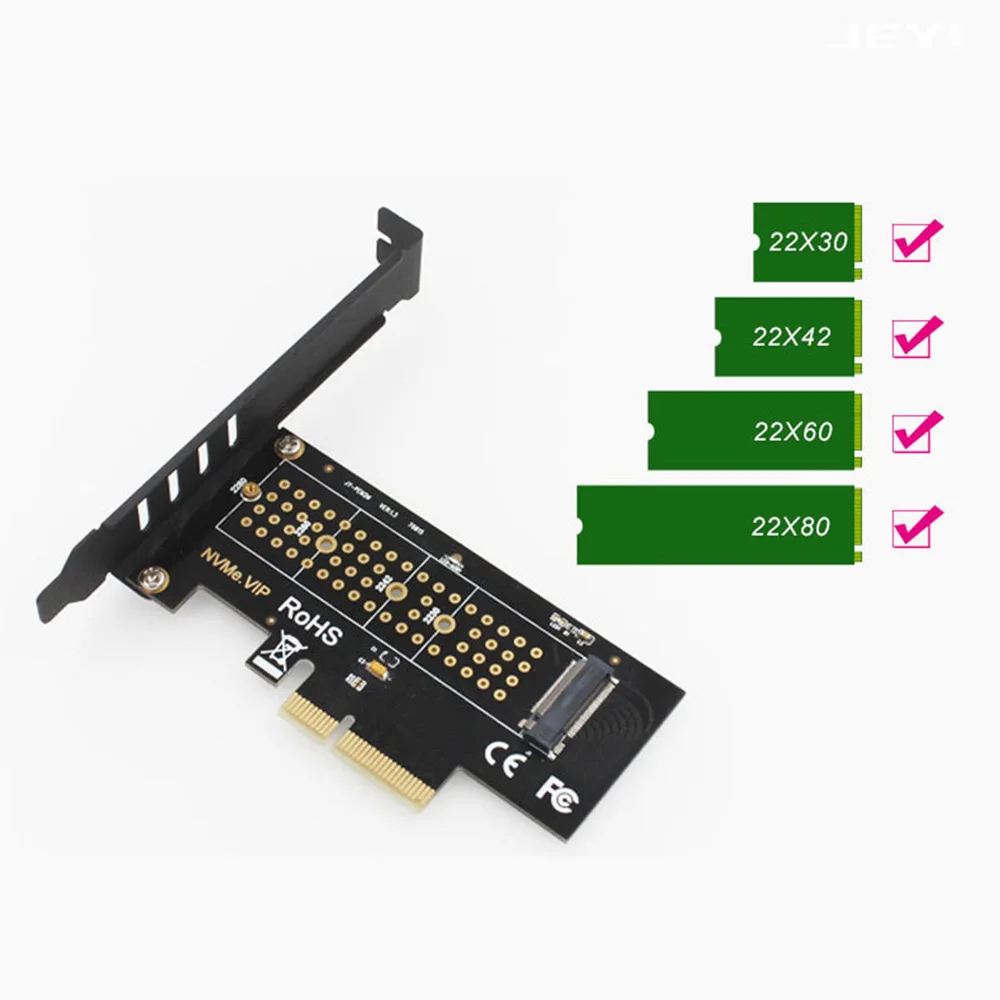 EDAL M.2 NVME PCIE SSD для PCI Express Adapter Card XP941 SM961 960Pro M6e поддержка PCIe Gen3/2 M. 2 NGFF 80/60/42/30 мм SSD| |