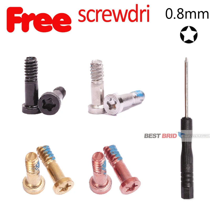 Винт для задней крышки iPhone x 5G 5S 6 6S 7 8 Plus 10 шт./лот|dock connector|screw screwlot lot |