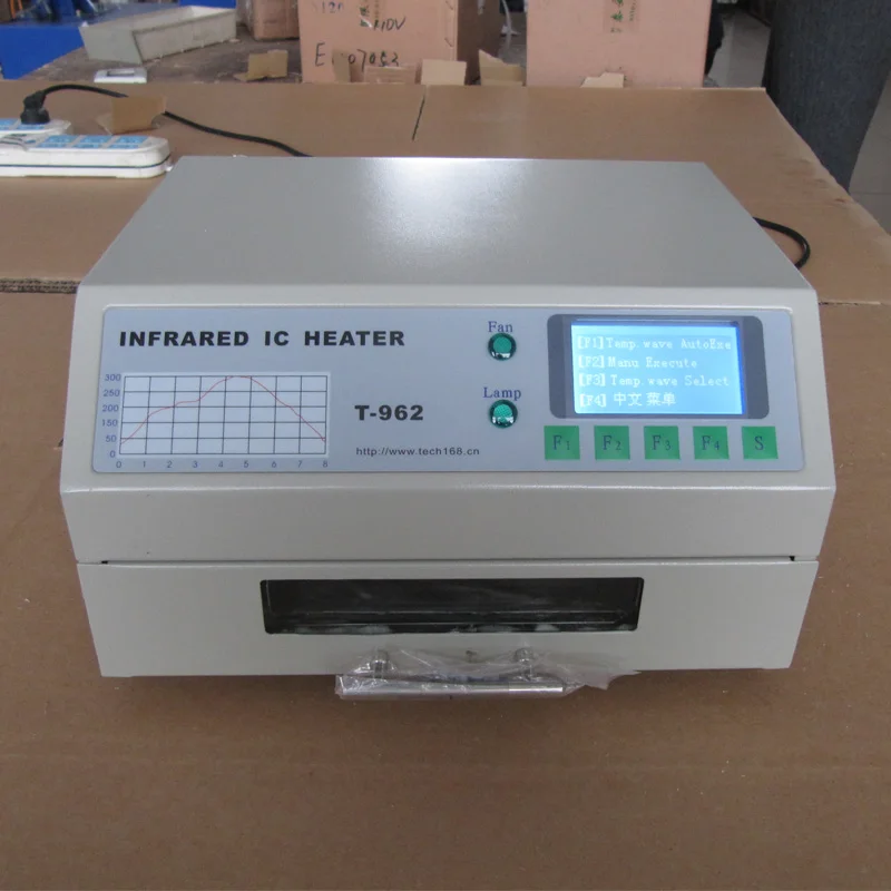 Лидер продаж в наличии PUHUI T-962 800 Вт инфракрасный обогреватель для рабочего стола