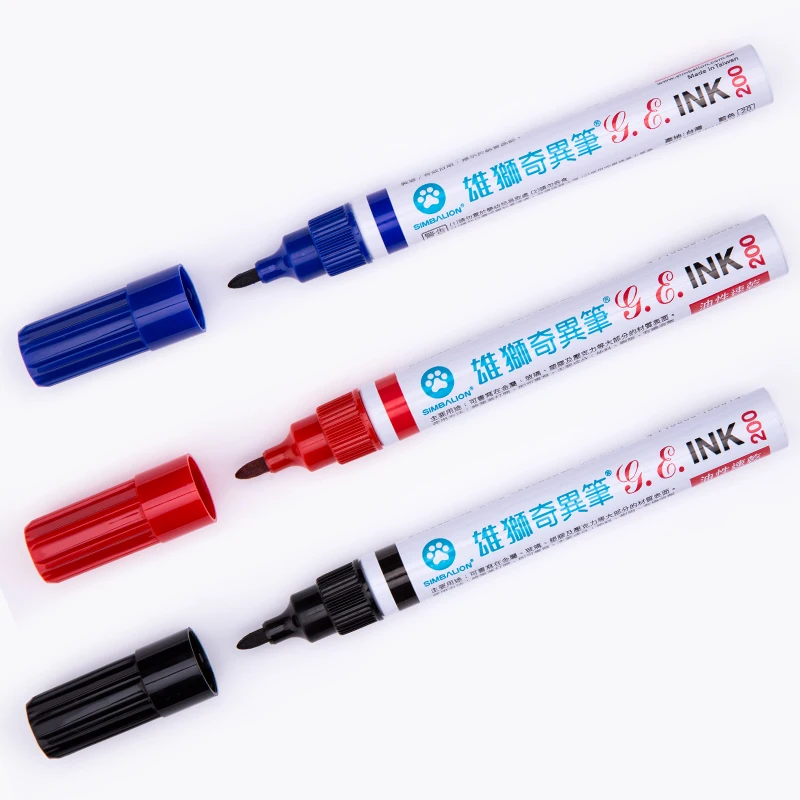 SIMBALION 4 цвета Книги по искусству маркер синий черный красный Перманентный Copic