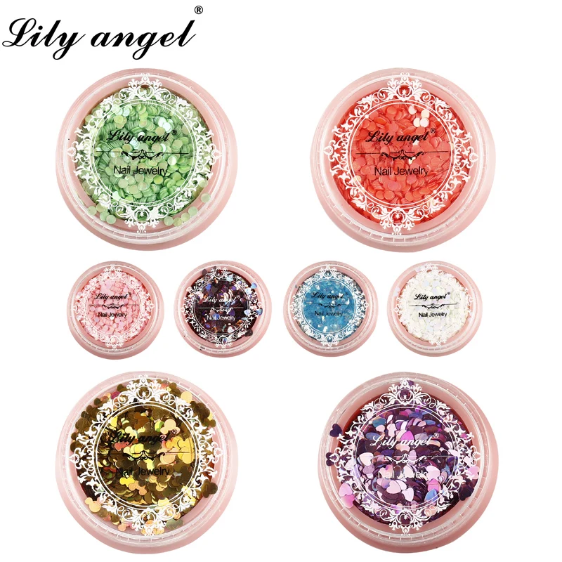 Акриловый порошок для ногтей LiLy Angel блестящий УФ гель украшения маникюра|Блестки