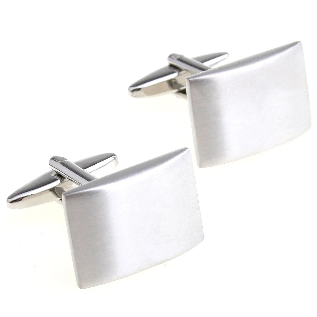 Cufflinks Retail Brief matt brushed square classic cufflinks nail sleeve 170050 free shipping+free gift box
