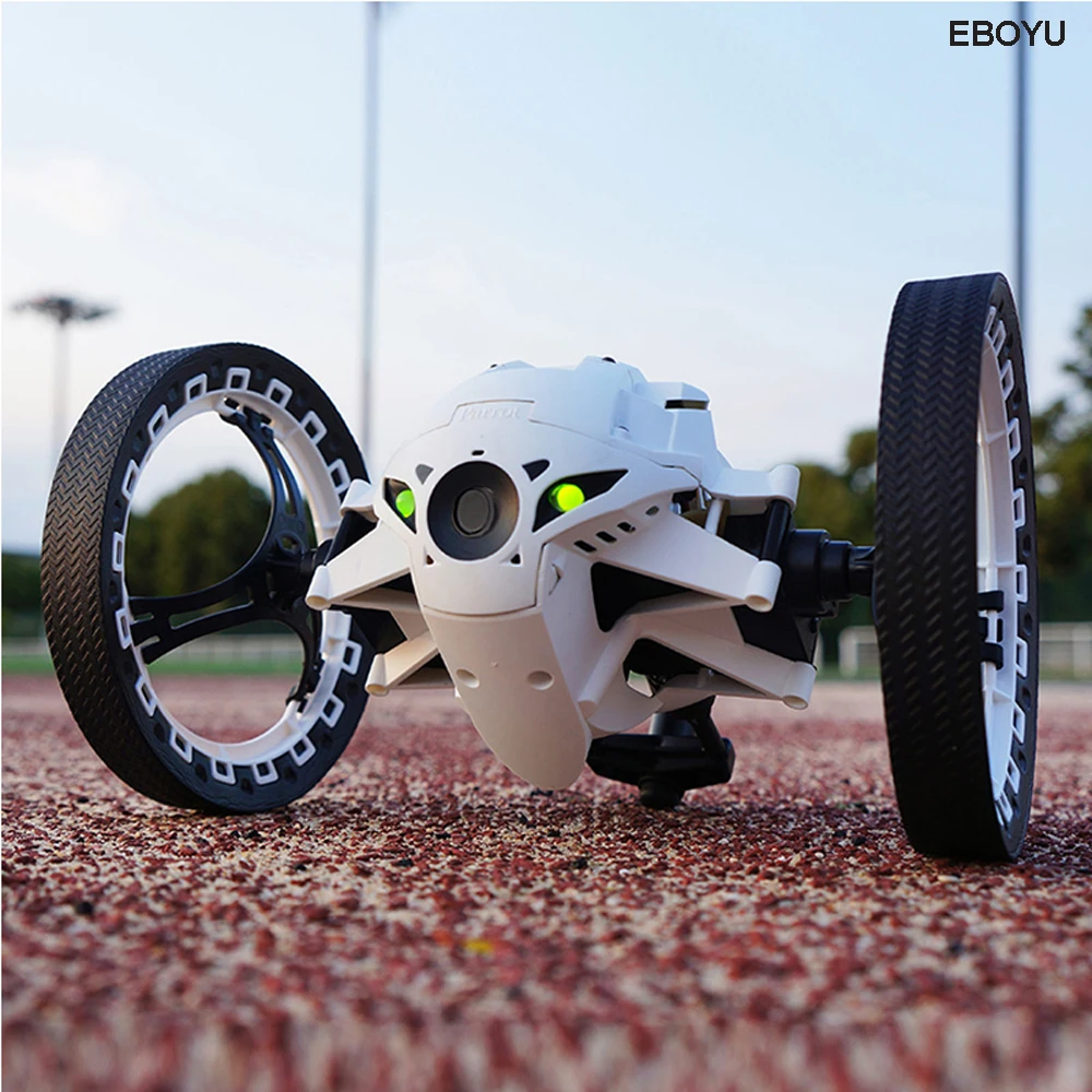 EBOYU 2 4G RC Jumping Car Jump High Stunt с музыкой светодиодный двухсторонний автомобиль