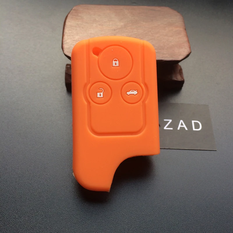 ZAD силиконовый резиновый чехол для ключа автомобиля Honda Accord SPIRIOR Fit CRV Civic Crosstour Odyssey