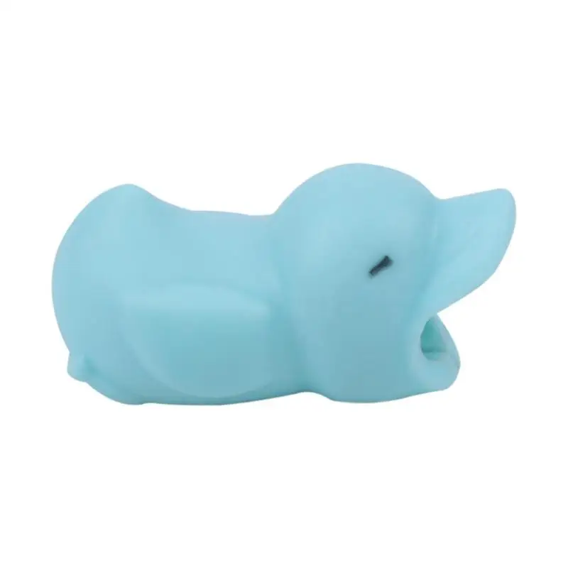 Duck ALLOYSEED животное защита для кабеля "укус" Chompers для iPhone USB зарядное устройство для сматывания кабеля держатель Органайзер проводов для наушников Аксессуары - Цвет: Duck