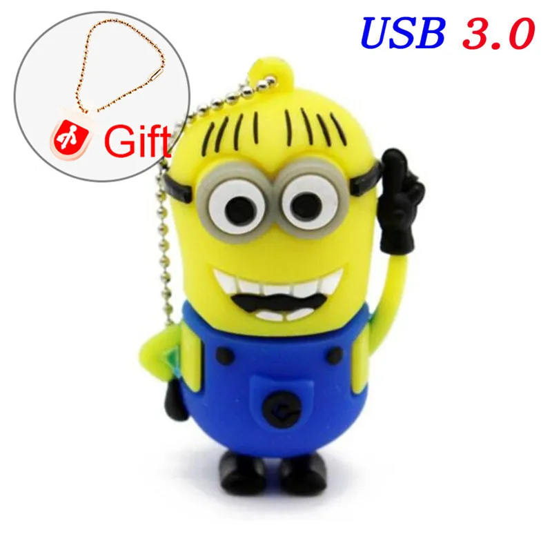 D JASTER 3,0 Гадкий я мультфильм Миньоны флеш-накопитель USB 3,0 4G 8G 16G U диск флешки/карта памяти/диск/ручка привода/подарок - Цвет: D