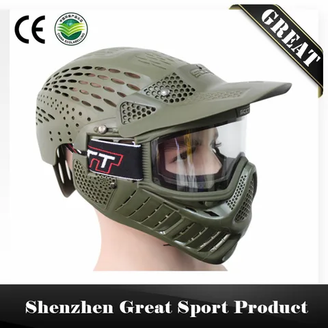 Отличная пейнтбольная маска Scctt, шлем, цвет черный или оливковый