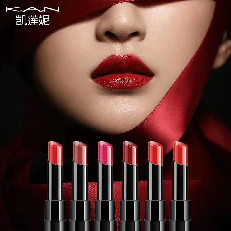 Кан 7 цветов Макияж для губ помада блеск длительное увлажнение помады в виде