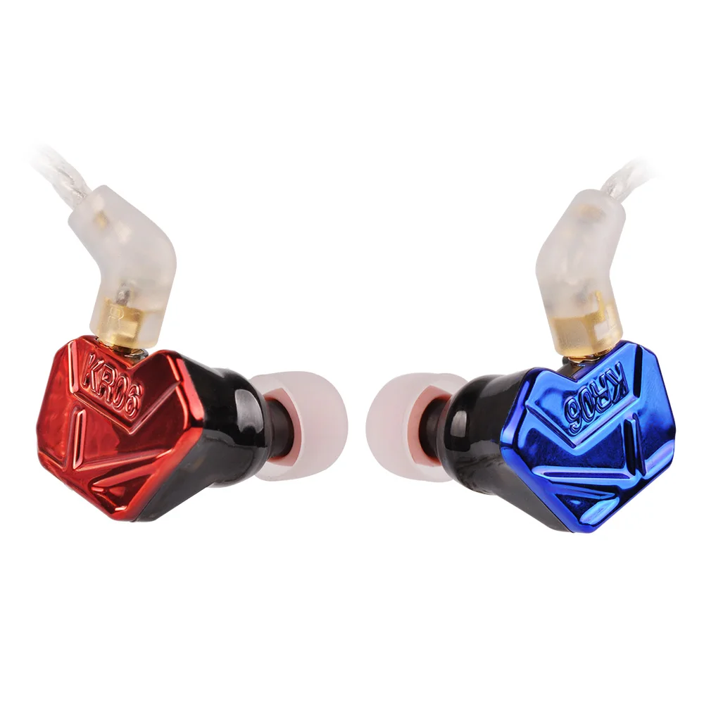 AK новейший ACZ KR06 6 2BA + 1DD HiFi Гибридный наушник для наушников с милым вокальным