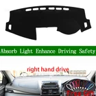 Для Toyota yaris L 2013 2014 2015 2016 2017 2018 2019 крышка правого руля приборной панели автомобильные наклейки коврик аксессуары для интерьера