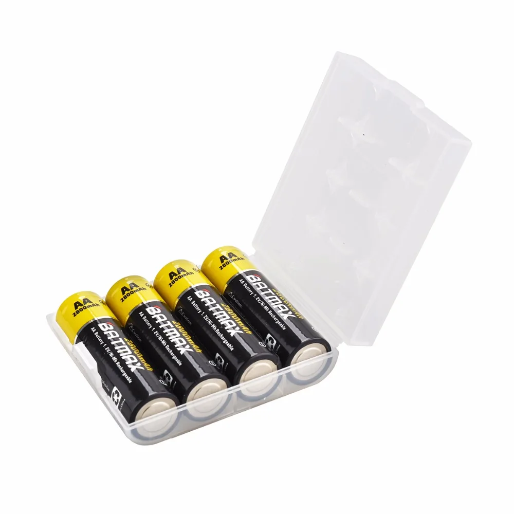 Перезаряжаемые батареи AA NiMH большой емкости 16 упаковок 2800 мАч|rechargeable battery|battery