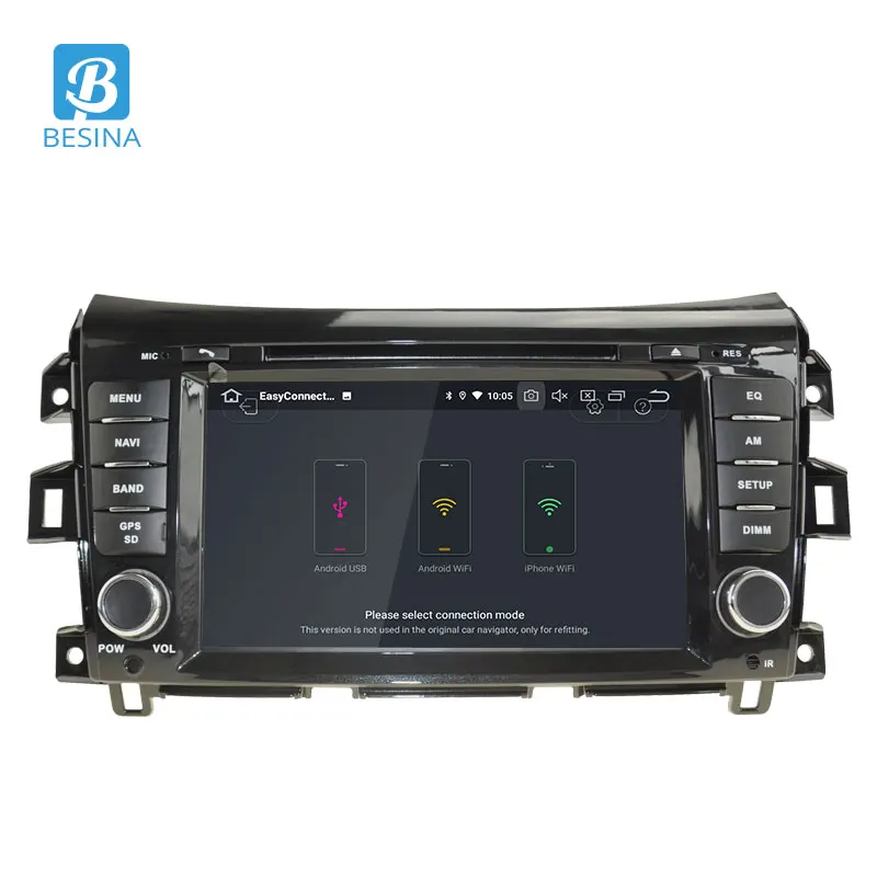 Besina Android 10 0 автомобильный dvd плеер для Nissan NAVARA Frontier NP300 2011 2016 Мультимедиа GPS