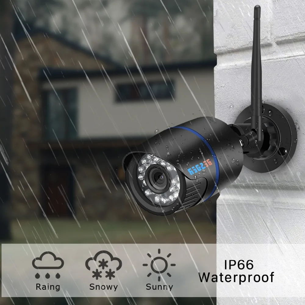 IP камера BESDER Беспроводная с микрофоном 1080P 720P ИК Wi Fi|Камеры видеонаблюдения| |