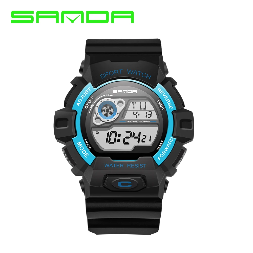 Shock Мужские Роскошные Аналоговые кварцевые цифровые часы G стиль спортивные