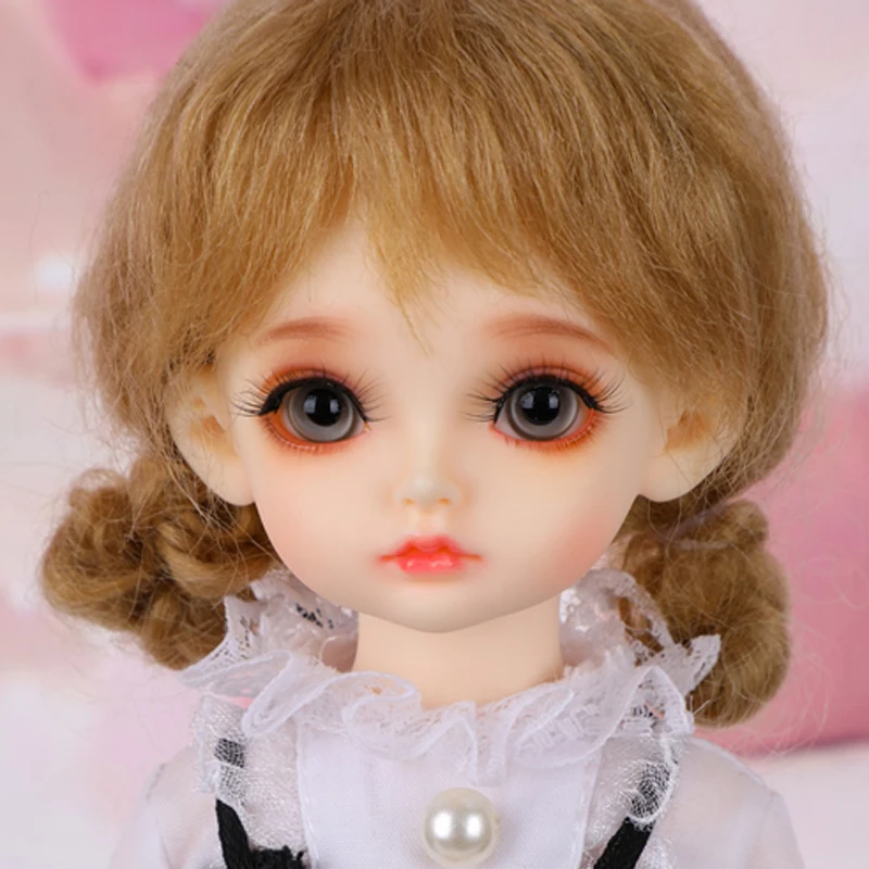 

Full Set New Arrival 1/6 BJD Doll LOVELY lina Resin Joint Doll With Glass Eyes For Baby Girl Children Birthday Gift