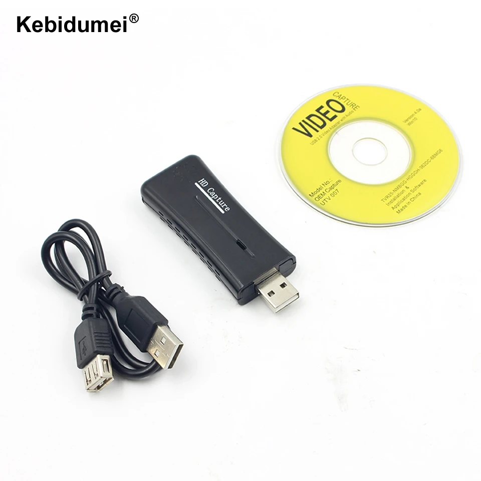 Kebidumei Mini USB2.0 порт видеозахвата HD 1 способ HDMI 1080P видео Конвертация карты для ПК Sup порт s для Windows XP/Vista/7/8/10
