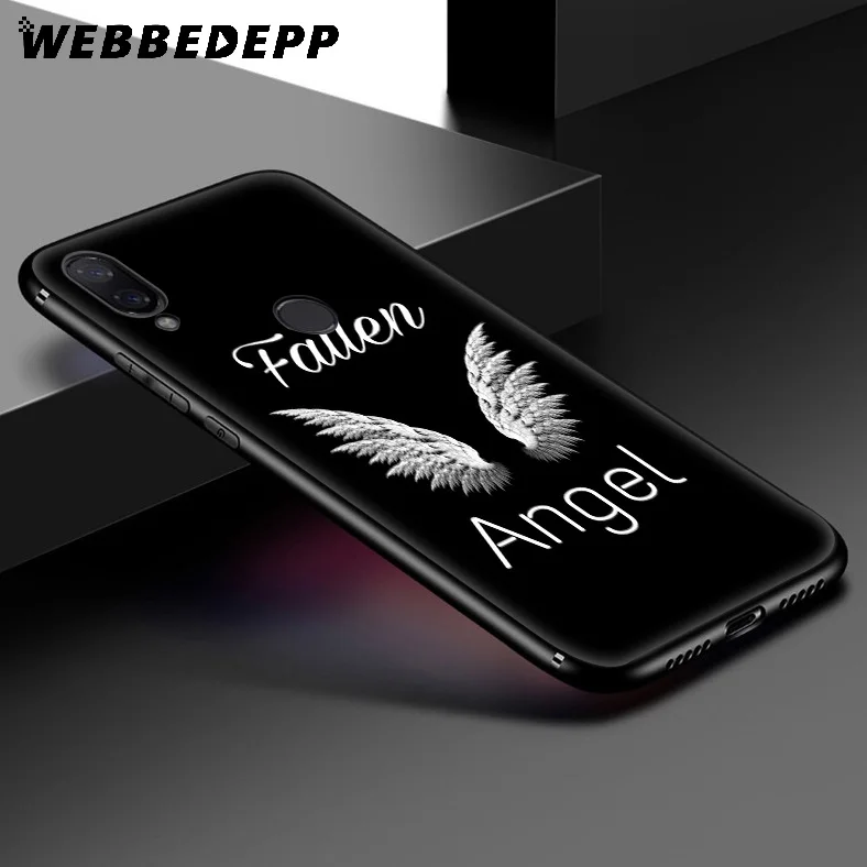 Мягкий чехол WEBBEDEPP Angel Wings для Xiaomi Redmi K20 7A 4A 4X 5 5A 6 6A S2 Note 8 4 7 Pro Plus Prime |