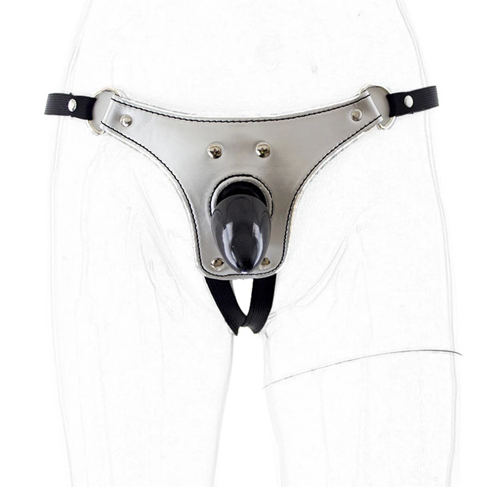 CamaTech Кожа Женский Пояс верности трусики нижнее белье стринги с Анальный Butt Вилки