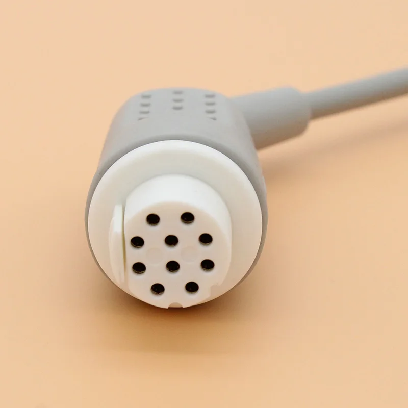 10P ЭКГ 3 провода кабель и электрод leadwire для Datex AS/3 CS/3 S/5 монитор AHA или кнопка