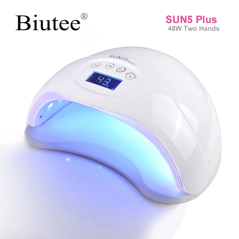 УФ-лампа Biutee 36 Вт Sun X5 Plus, светодиодный светильник для ногтей 48 Вт, Сушилка для ногтей, светильник от солнца для маникюра, лампа для сушки гель-лака