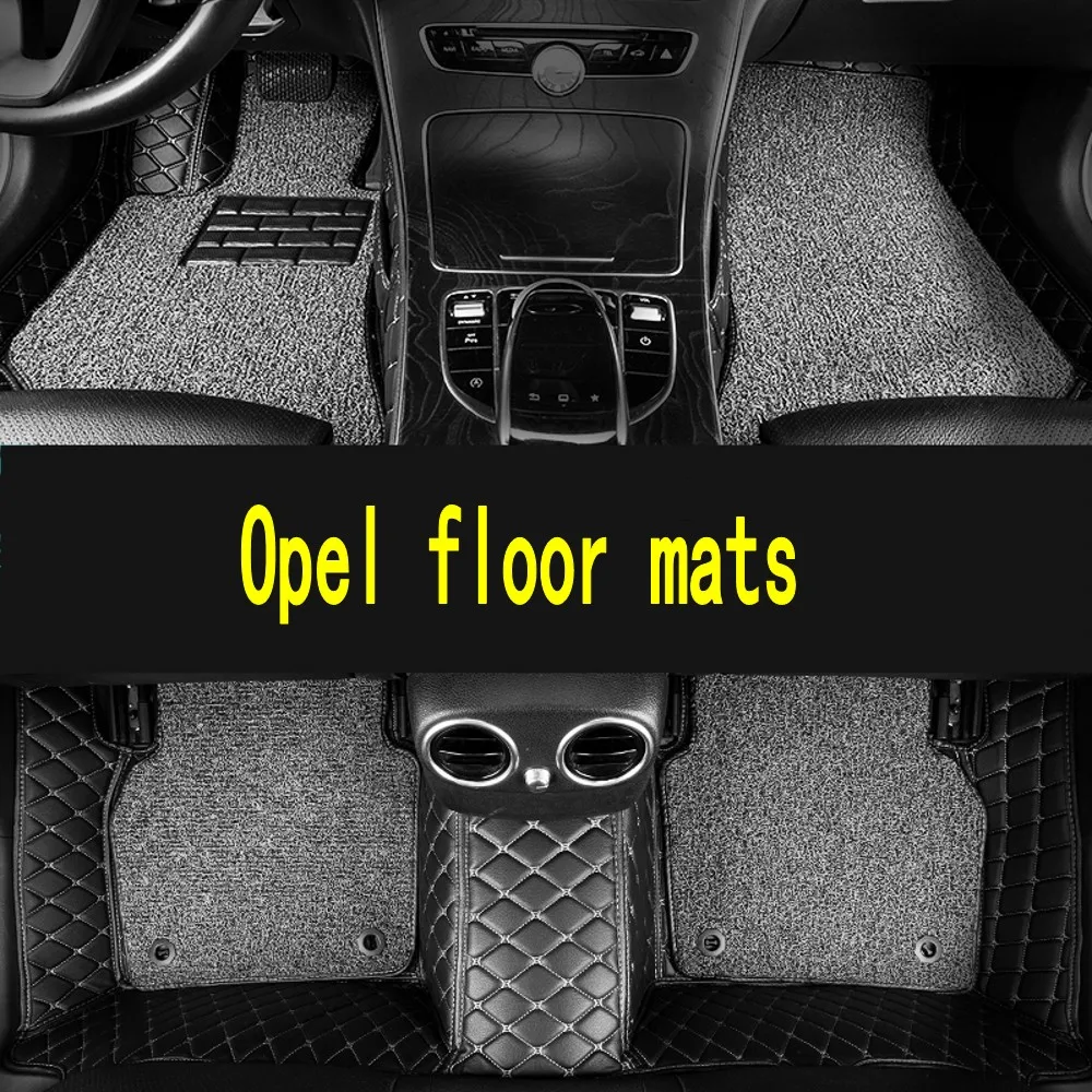 

Custom car floor mats for Opel All Models Astra h j g mokka insignia Cascada corsa adam ampera Andhra zafira styling floor mat