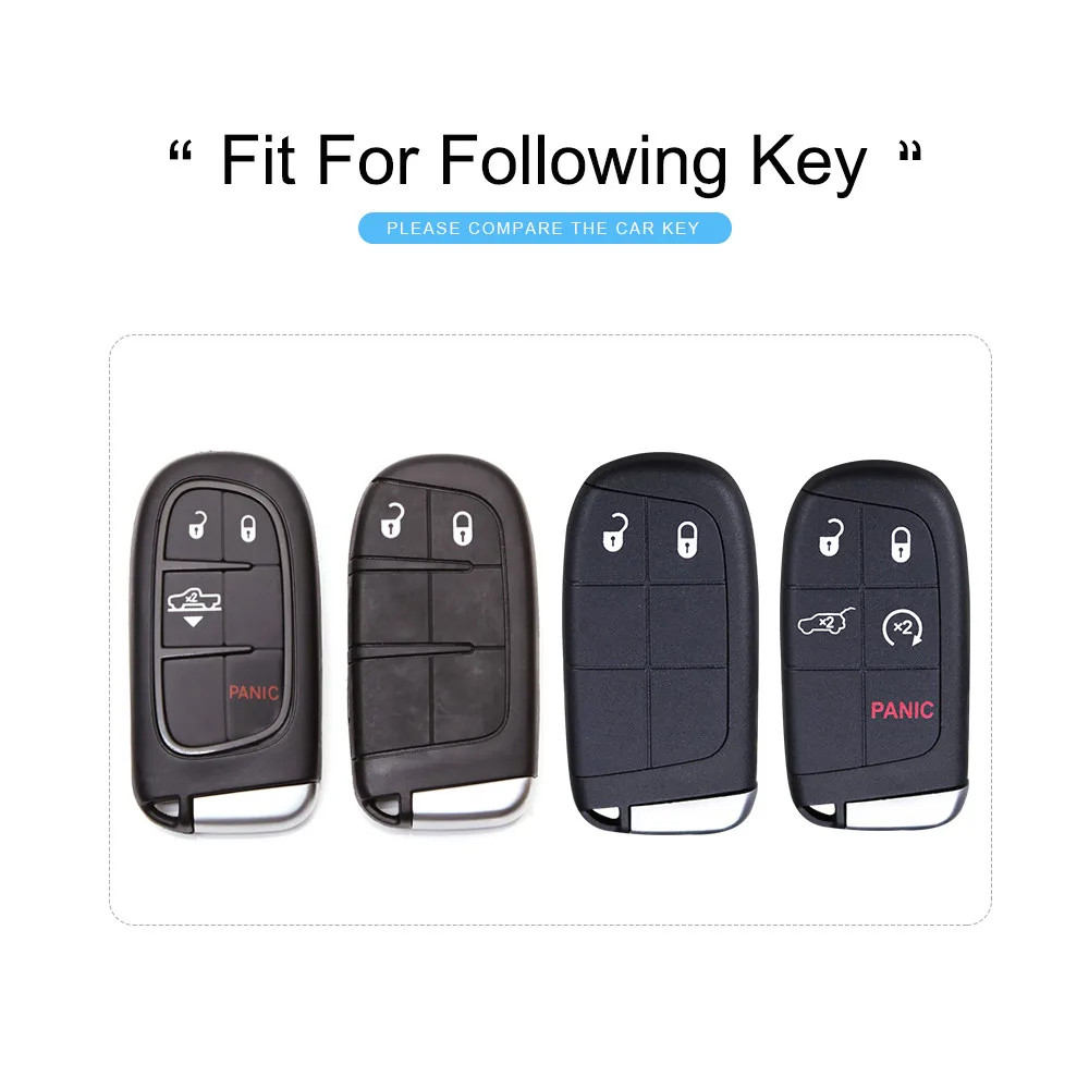 KUKAKEY ТПУ чехол для ключей защитный Jeep Grand Cherokee Chrysler 300C Renegade авто Автомобильный